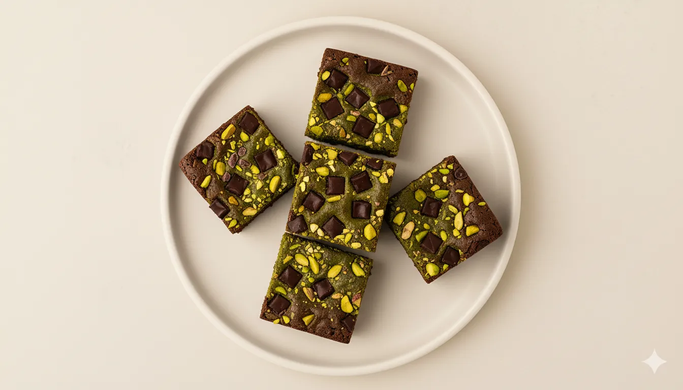 Pistachio Brownie
